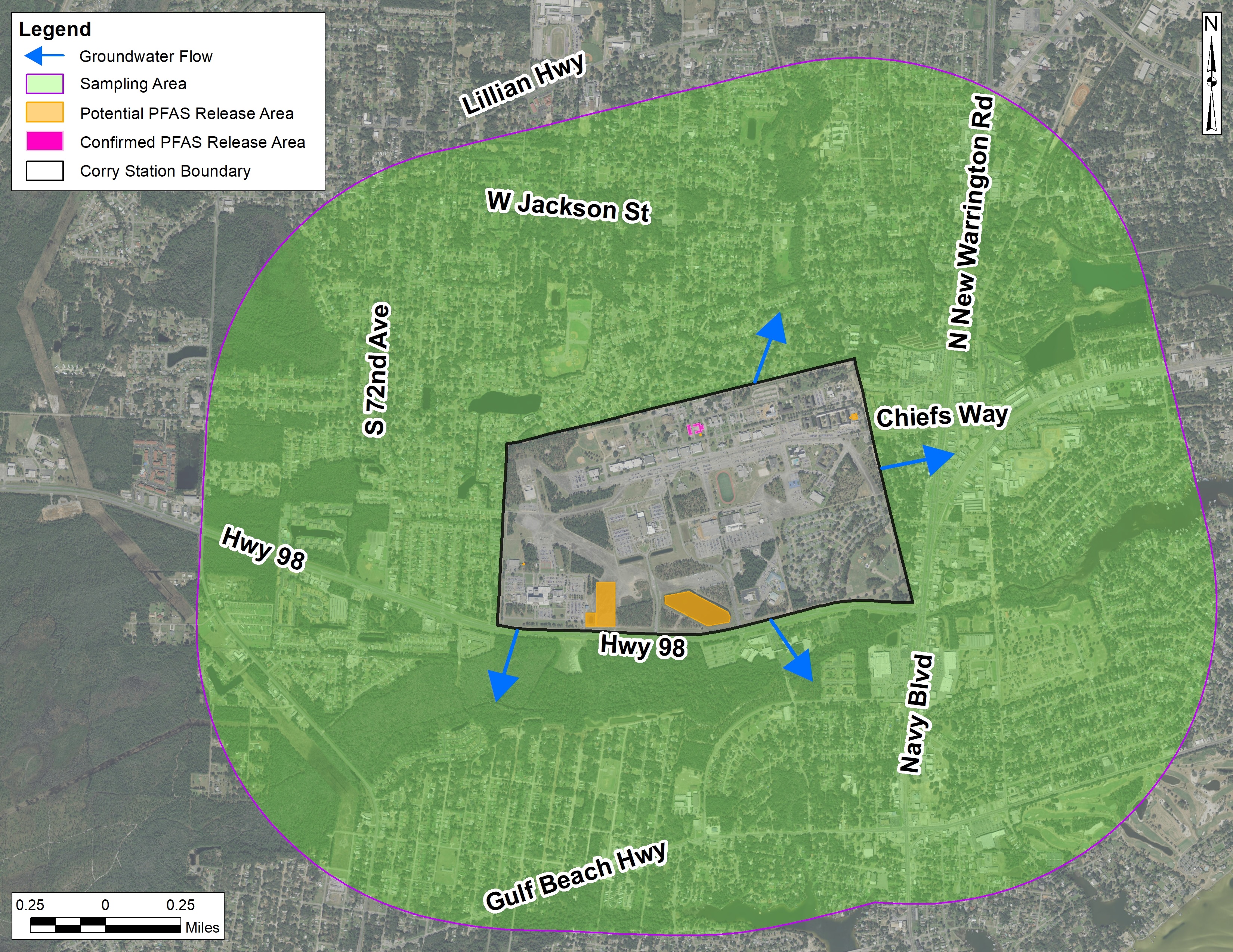 2022 Sampling Area