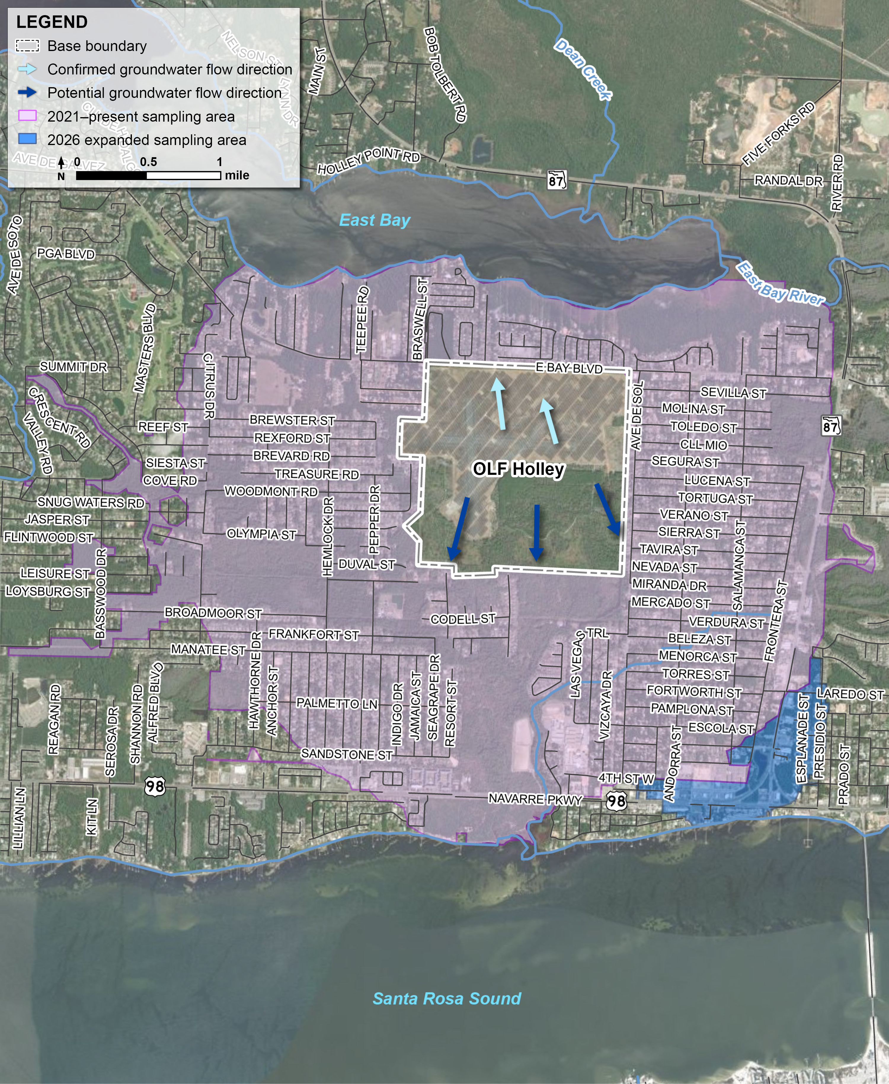 Sampling Areas