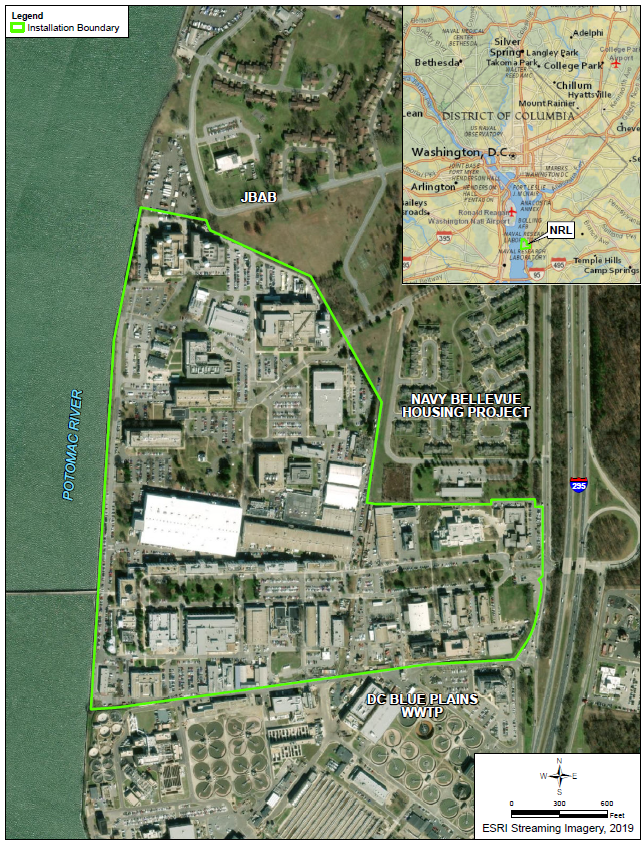 map of naval research laboratory