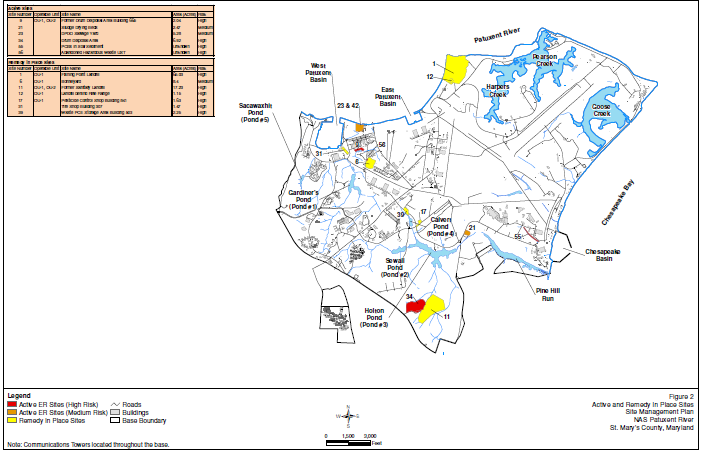 Active ER and Remedy-in-Place Sites